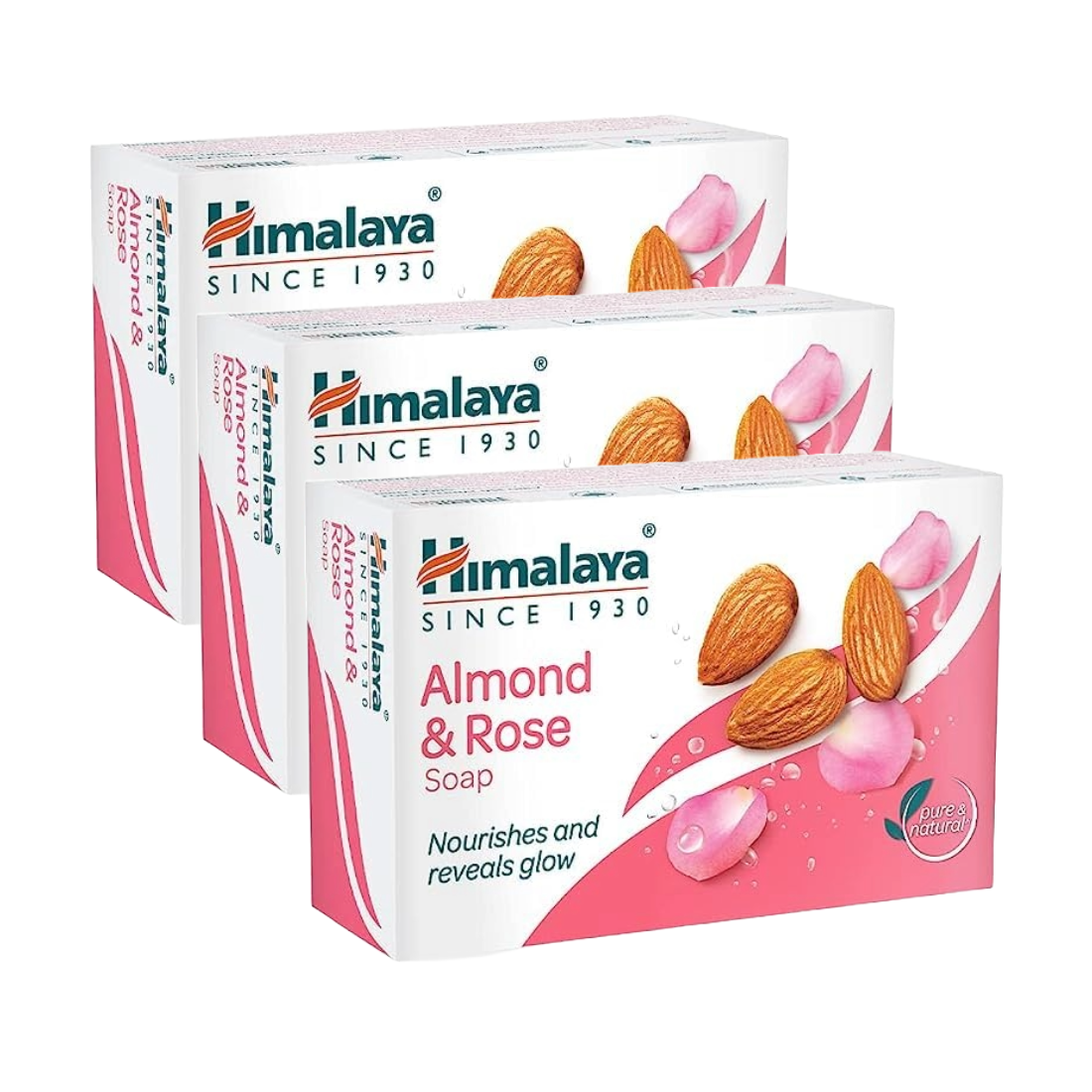 Himalaya Almond & Rose Soap 125gm Pack Of 3