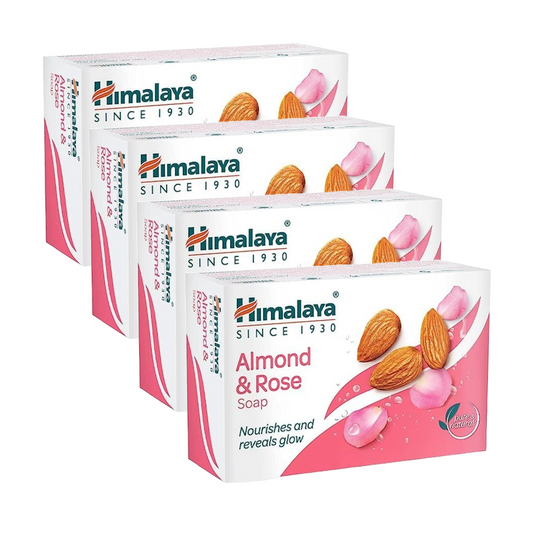 Himalaya Almond & Rose Soap 125gm Pack Of 4
