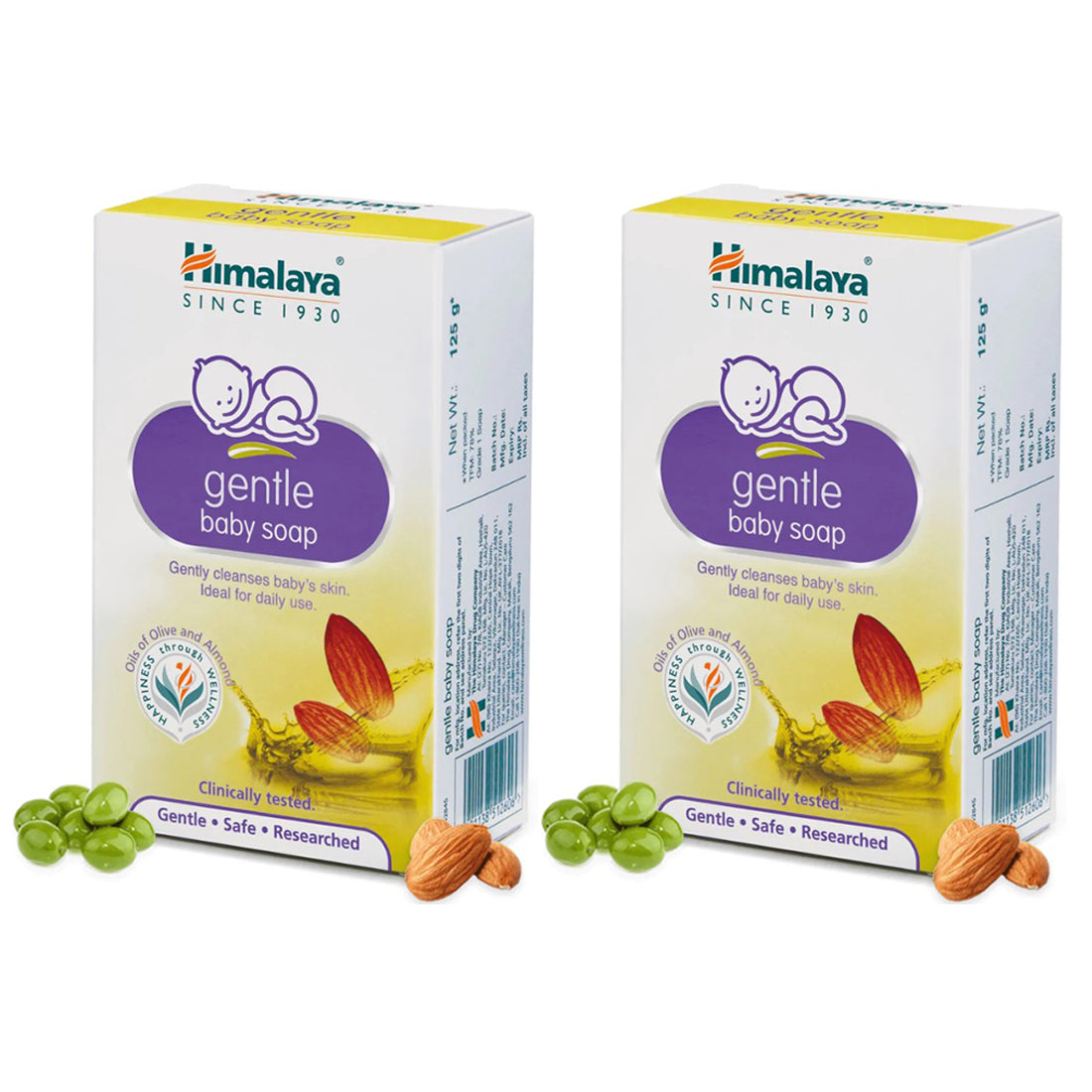 Himalaya Gentle Cleanses Baby Soap 125gm Pack Of 2