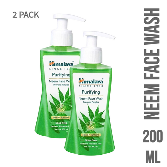 Himalaya Neem Purifying Face Wash 200ml Pack Of 2
