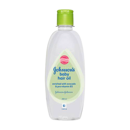 Johnsons Baby Hair Oil Enriched With Avocado And Pro Vitamin B5 200ml