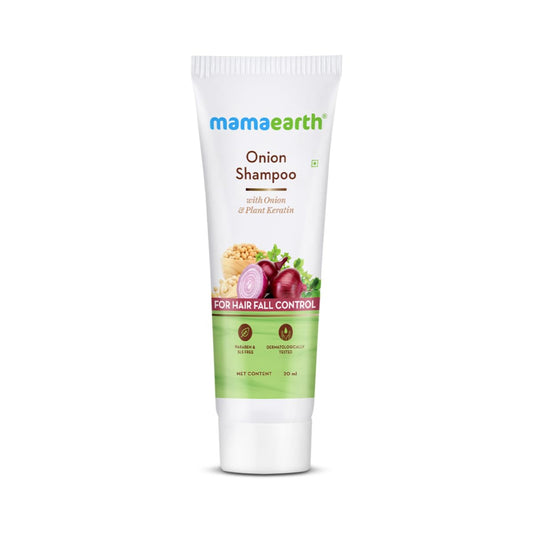 Mamaearth Onion Shampoo For Hair Fall Control 20ml