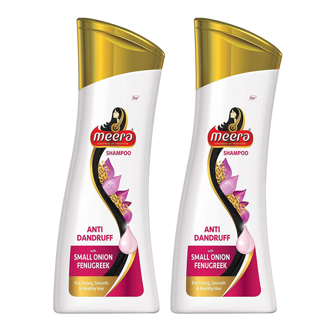 Meera Anti Dandruff Shampoo 180ml Pack Of 2