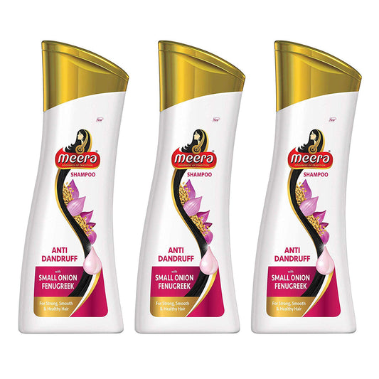 Meera Anti Dandruff Shampoo 180ml Pack Of 3