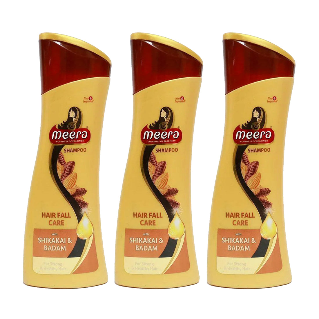 Meera Hair Fall Care Shampoo 180ml Pack Of 3