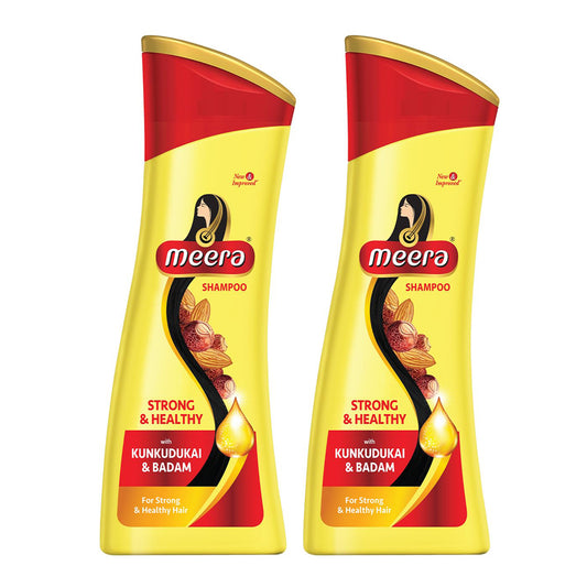 Meera Strong & Healthy Shampoo 180ml Pack Of 2