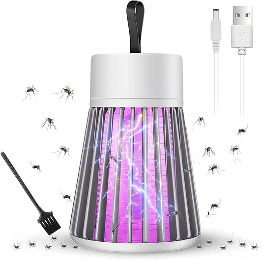 Electronic LED Mosquito Killer Machine Trap Lamp With USB Cable-White