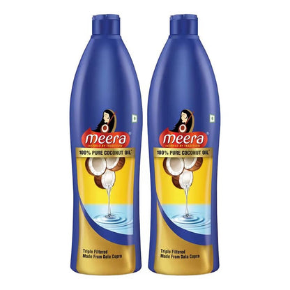 Meera Pure Coconut Hair Oil 250ml Pack Of 2