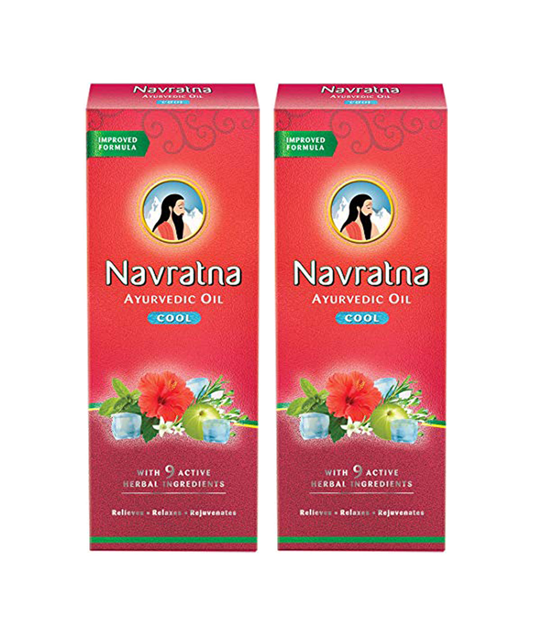 Navratna Ayurvedic Cool Hair Oil 90ml Pack Of 2