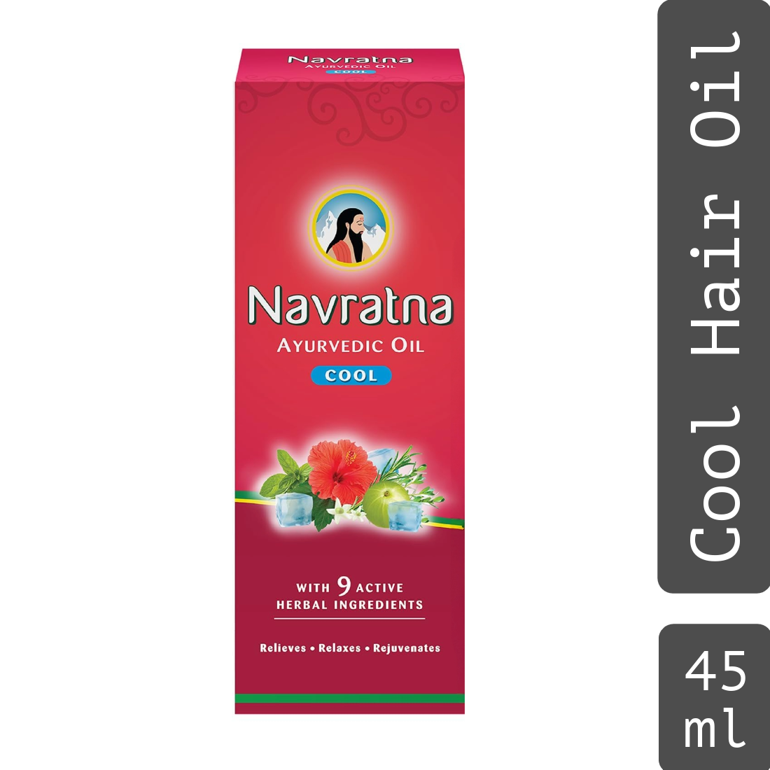 Navratna Cool Hair Oil With Herbal Ingredients 45ml
