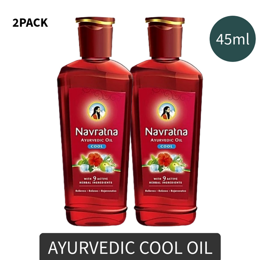 Navratna Ayurvedic Hair Care Cool Oil 45ml Pack Of 2