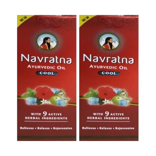 Navratna Ayurvedic Cool Hair Oil 45ml Pack Of 2