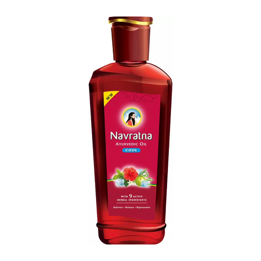 Navratna Cool Ayurvedic Hair Oil For Relieves Relaxes Rejuventes 600ml