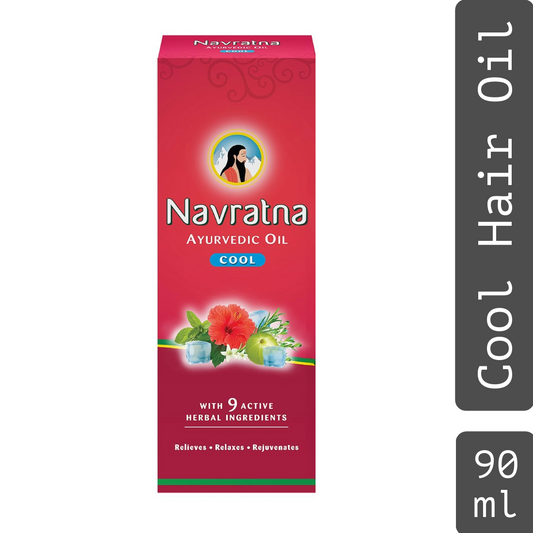 Navratna Cool Hair Oil With Herbal Ingredients 90ml