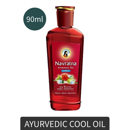 Navratna Ayurvedic Hair Care Cool Oil 90ml