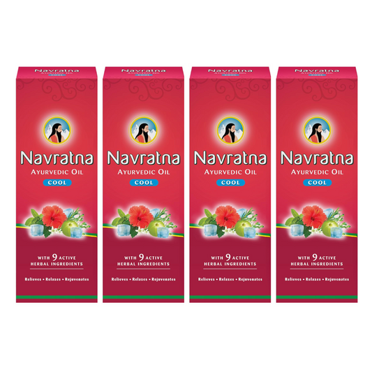 Navratna Ayurvedic Cool Hair Oil 90ml Pack Of 4