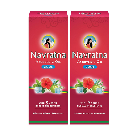 Navratna Ayurvedic Cool Hair Oil 90ml Pack Of 2