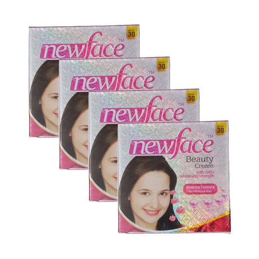 New Face Beauty Cream SPF30 With Extra Whitening Strength 30gm Pack Of 4