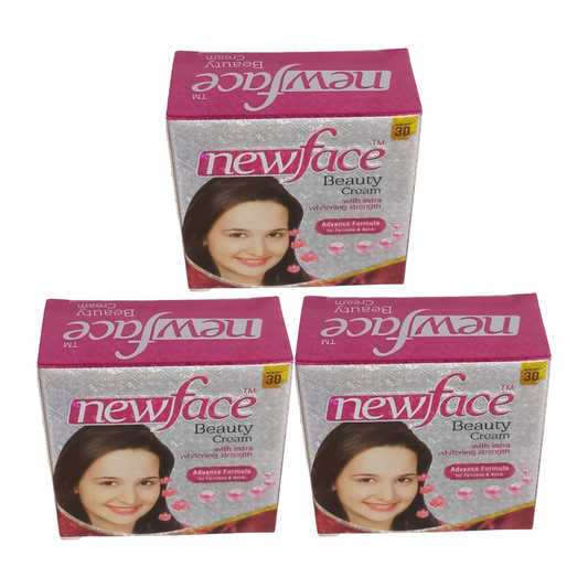 New Face Beauty Fairness Cream SPF30 -30gm Pack Of 3