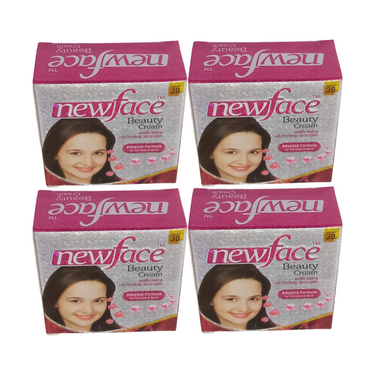 New Face Beauty Fairness Cream SPF30 -30gm Pack Of 4