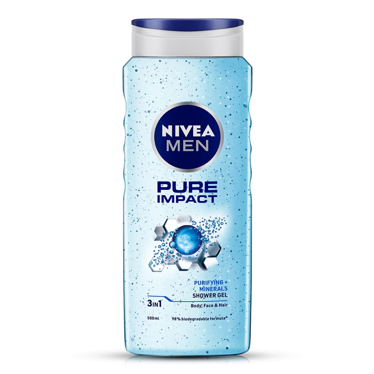 Nivea Men Pure Impact Purifying + Minerals Shower Gel 500ml