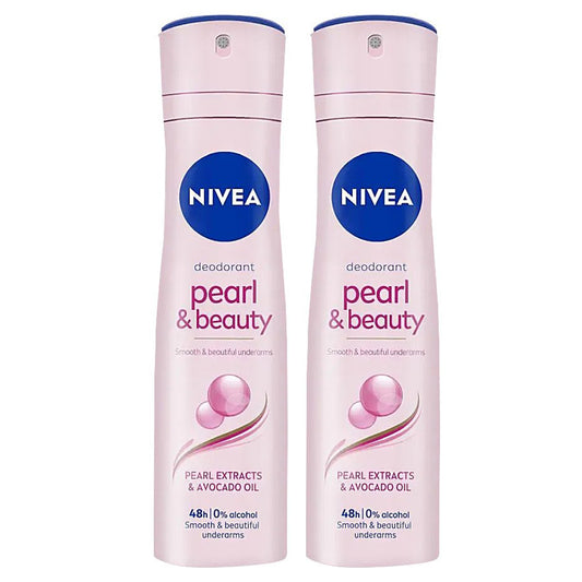 Nivea Pearl And Beauty Deodorant 200ml Pack Of 2