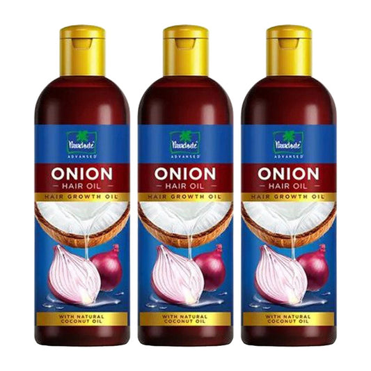 Parachute Onion With Natural Coconut Hair Oil 200ml Pack Of 3