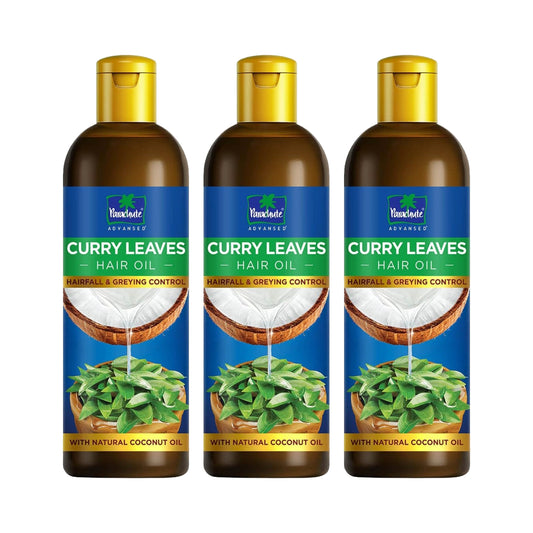 Parachute Advansed Curry Leaves Hair Oil 200ml Pack Of 3