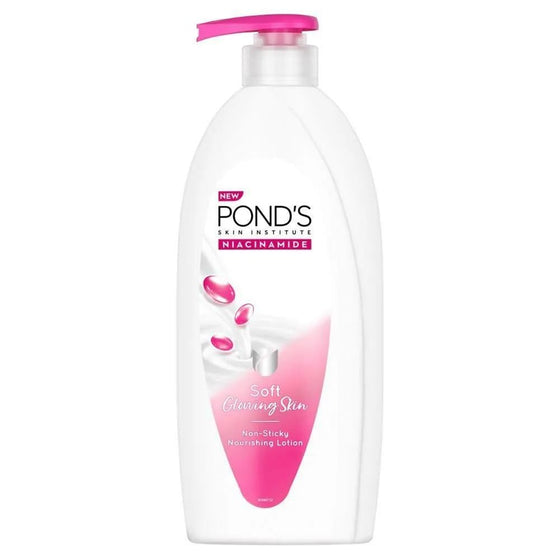 Ponds Niacinamide Soft Glowing Skin Non Sticky Nourishing Lotion 400ml