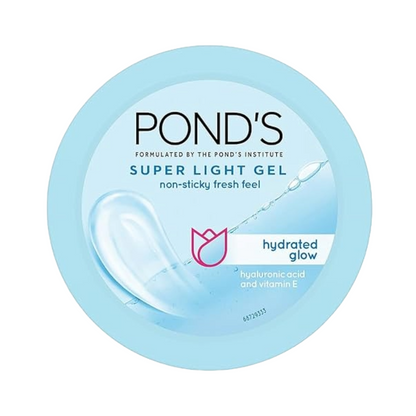 Ponds Super Light Gel Non Sticky Fresh Feel Hydrated Glow 200ml