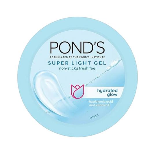 Ponds Super Light Gel Non Sticky Fresh Feel Hydrated Glow 200ml