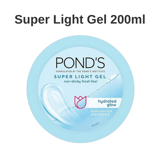Ponds Hydrated Glow Non Sticky Fresh Feel Super Light Gel -200ml