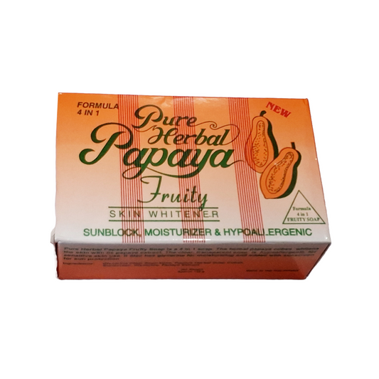 Pure Herbal Papaya Fruity Skin Whitener Soap -135gm