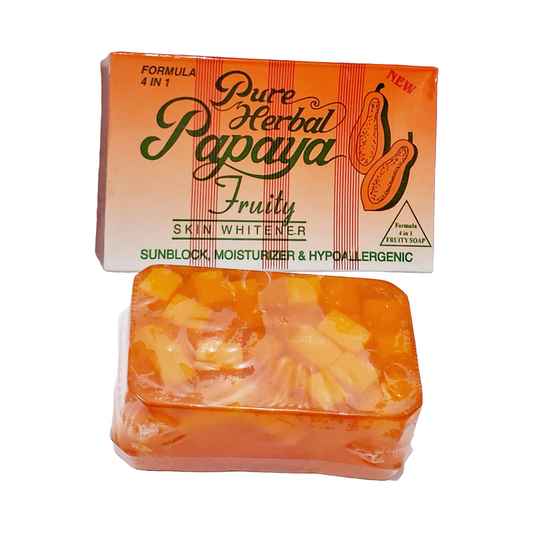 Pure Herbal Face And Body Skin Whitener Papaya Soap 135gm