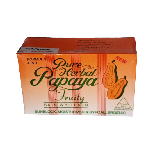 Pure Herbal Papaya Skin Care 4 In 1 Formula Soap 135gm