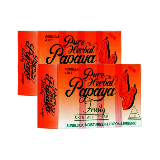 Pure Herbal Skin Whitener Papaya Soap -135gm Pack Of 2