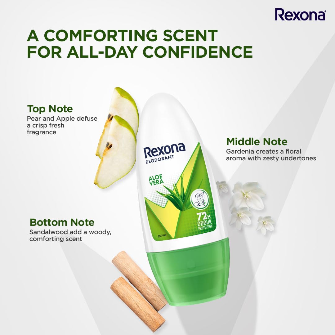 Rexona Aloe Vera Underarm Roll On Deodorant 25ml