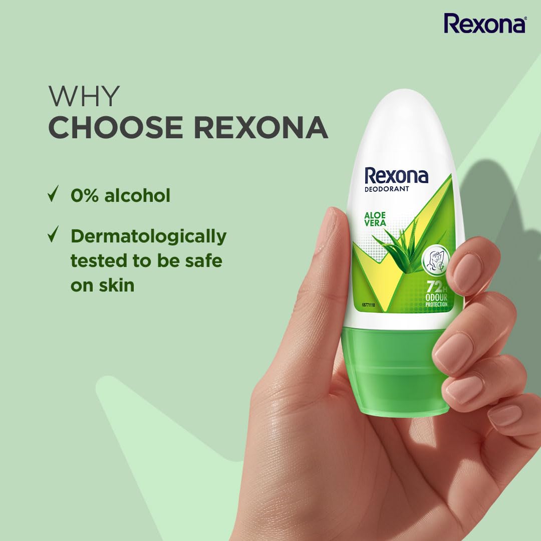 Rexona Aloe Vera Underarm Roll On Deodorant 25ml