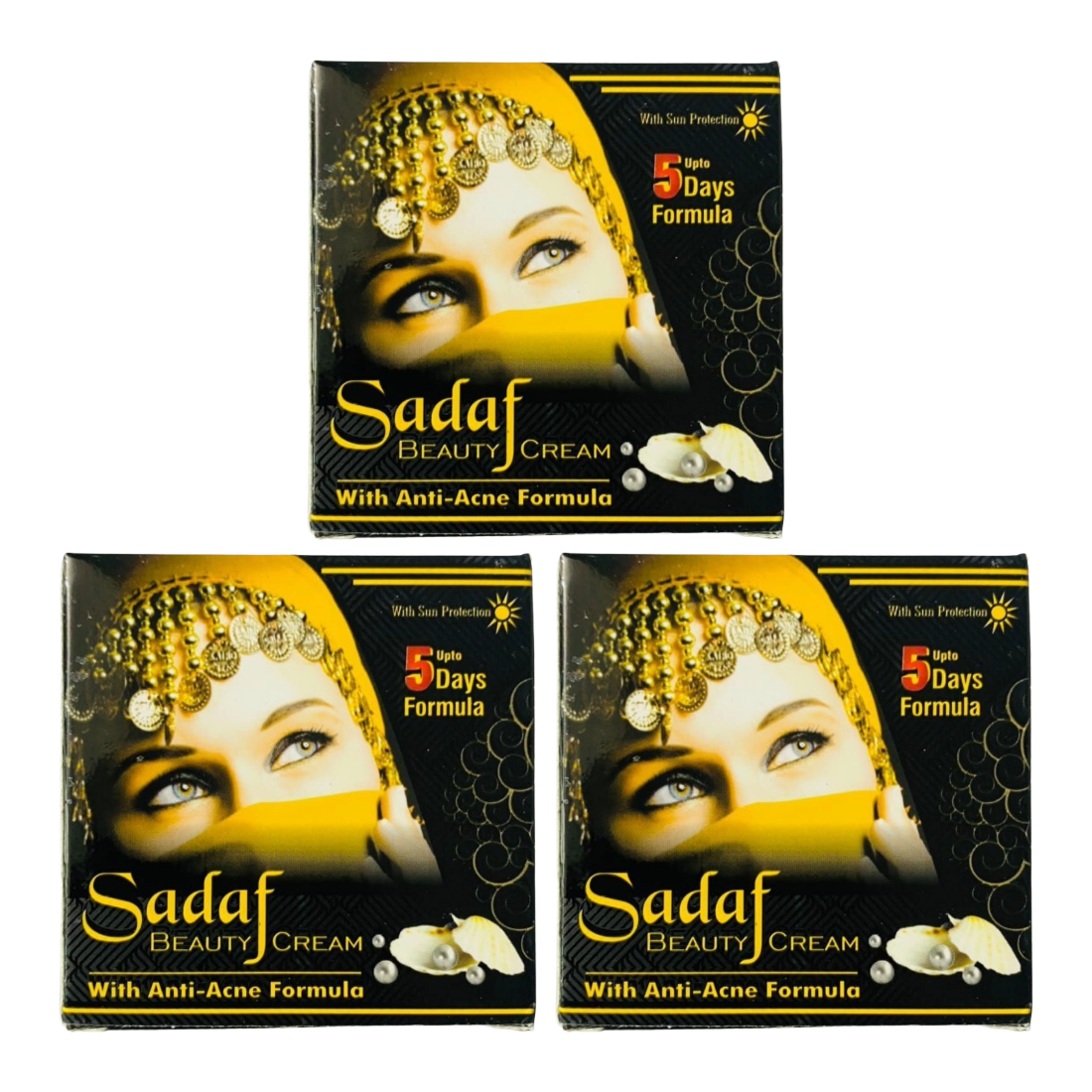 Sadaf Beauty Cream 30gm Pack Of 3