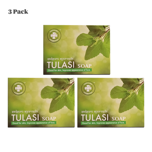 Sadguru Ayurveda Tulasi Soap 75gm Pack Of 3