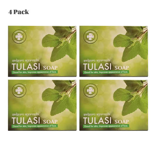 Sadguru Ayurveda Tulasi Soap 75gm Pack Of 4