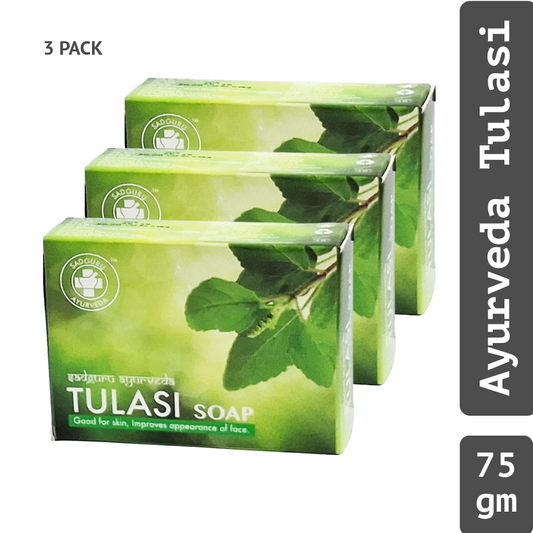 Sadguru Tulasi Ayurveda Soap -75gm Pack Of 3