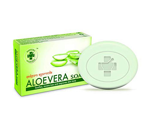 Sadguru Ayurveda Aloevera Soap 75gm