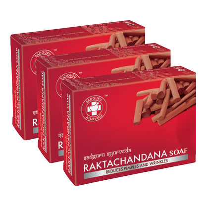 Sadguru Raktachandana Ayurvedic Soap 75gm Pack Of 3