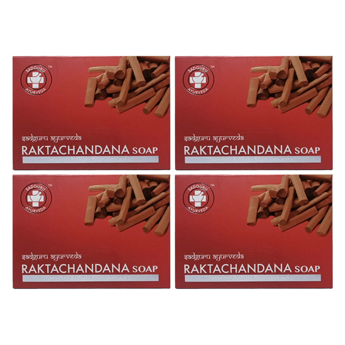 Sadguru Ayurveda Raktachandana Soap 75gm Pack Of 4