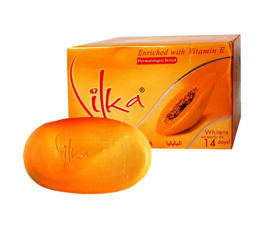 Silka Whitening Herbal Papaya Soap 135gm