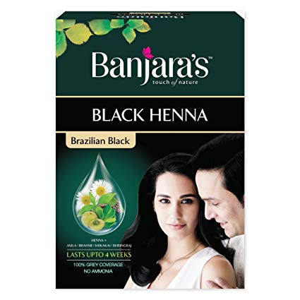 Banjaras Black Henna Brazilian Black 54gm