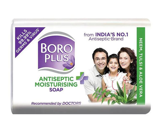 Boro Plus Antiseptic Moisturising Soap Neem Tulsi & Aloevera 125gm