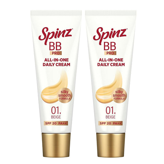 Spinz BB Brightening & Beauty Fairness Cream 29gm Pack Of 2