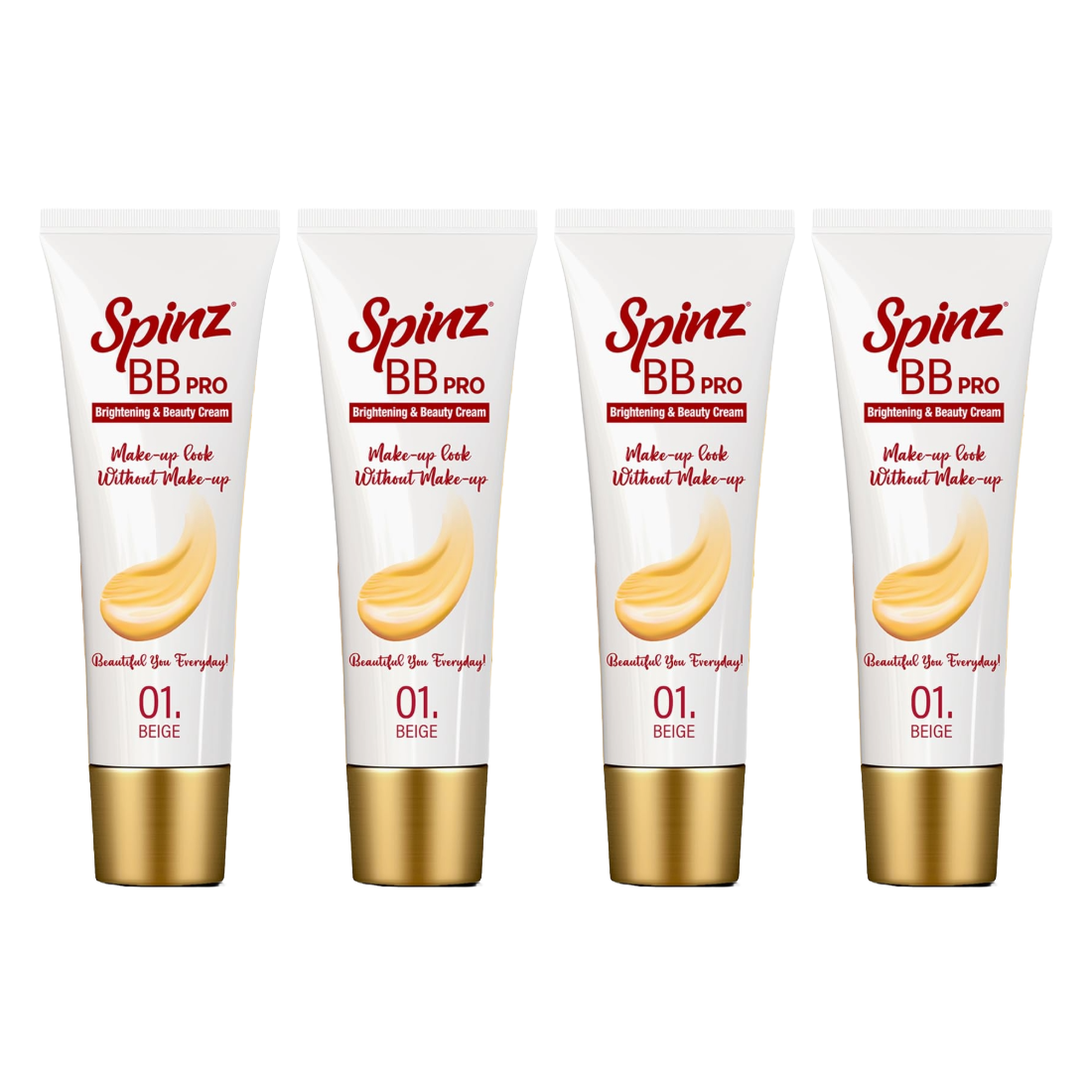 Spinz BB Pro Brightening & Beauty Cream 29gm Pack Of 4